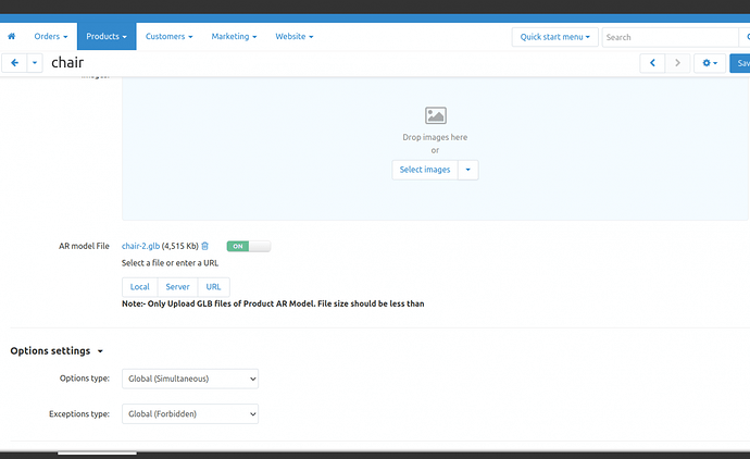product page