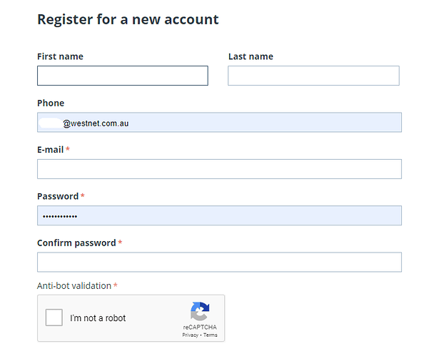 registrationpageweirdness