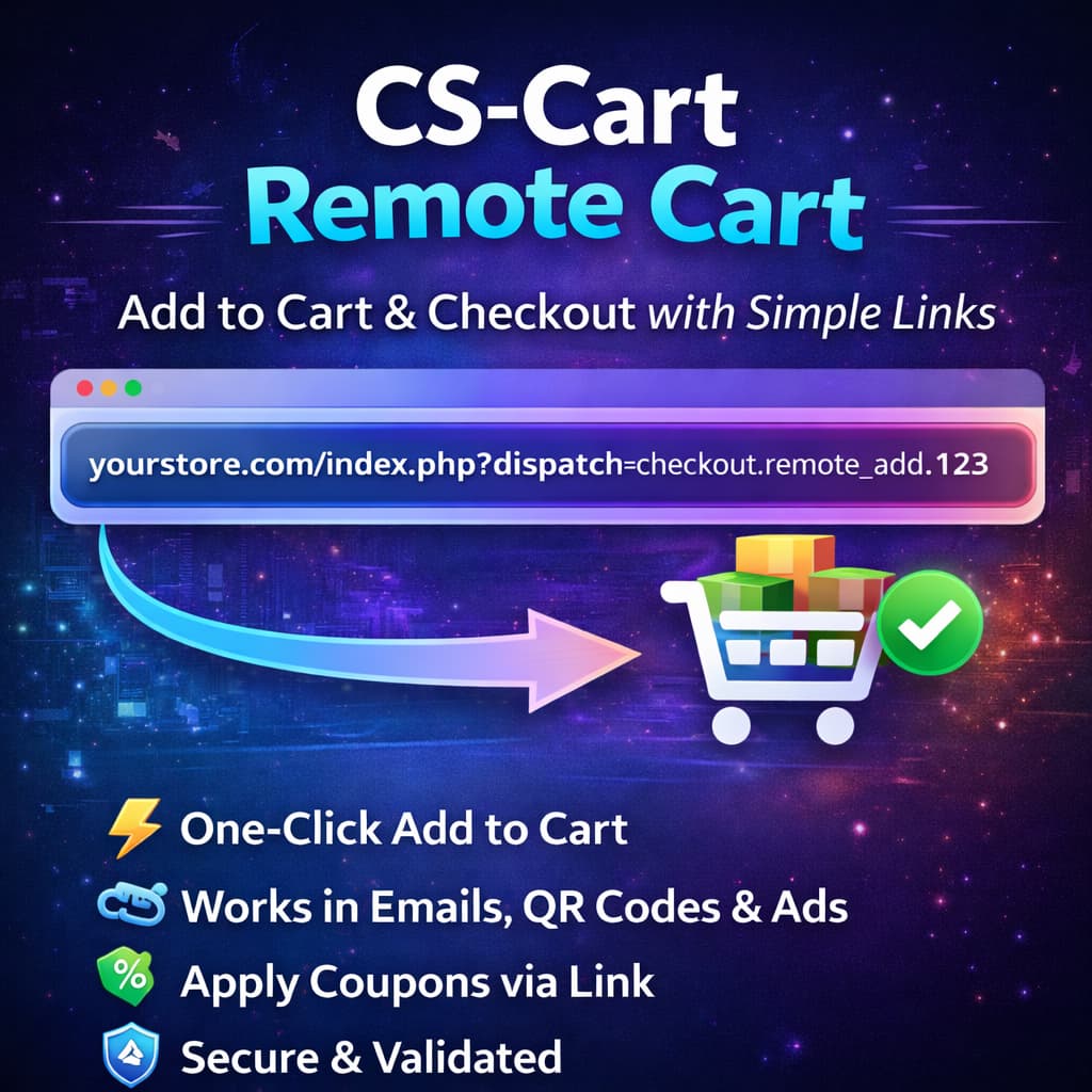 CS-Cart Remote Cart Addon